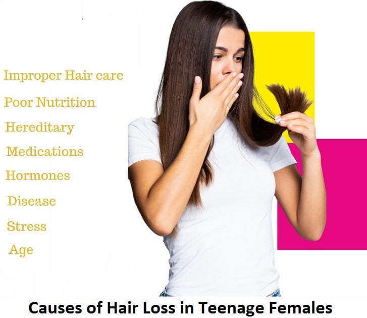 causes of hair loss in teenage females