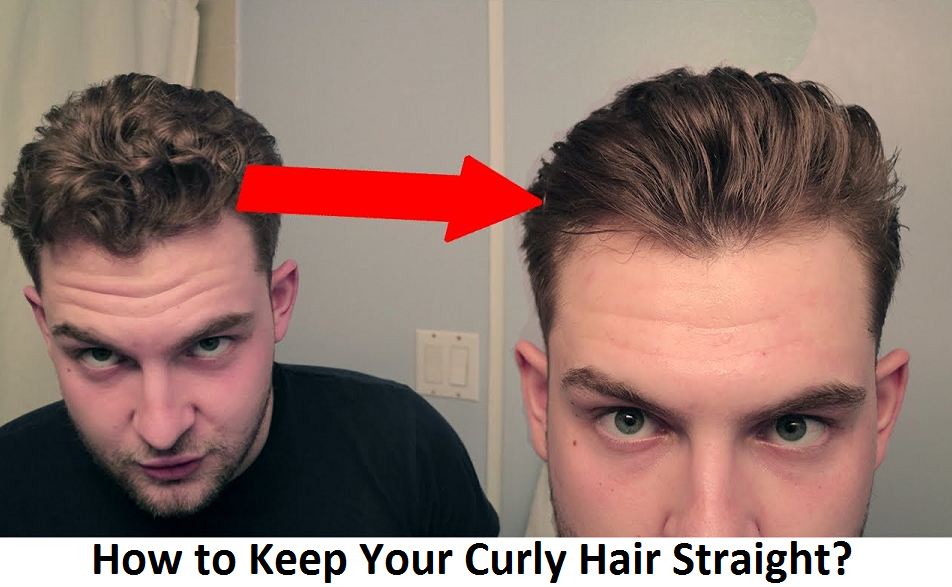 how to keep your curly hair straight