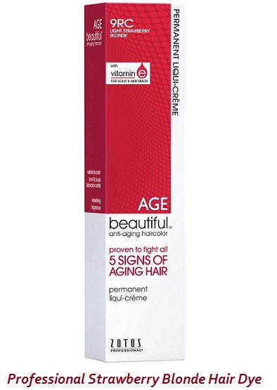 professional strawberry blonde hair dye