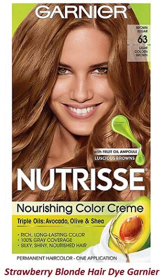 strawberry blonde hair dye garnier