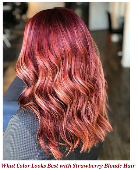what color looks best with strawberry blonde hair