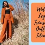 what to wear with wide leg trousers