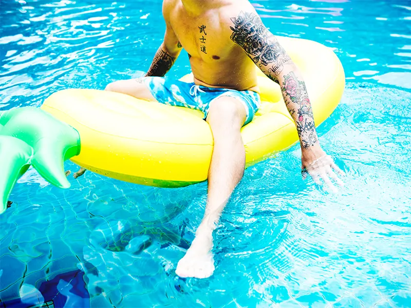 Do Temporary tattoos come off in the pool