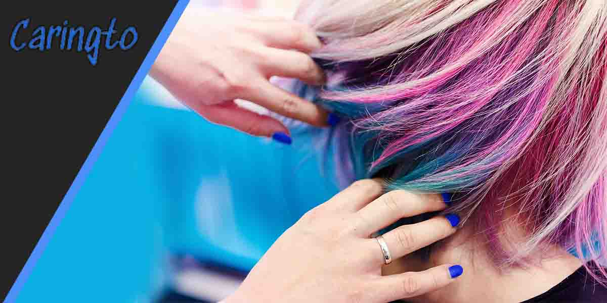 Dying Over Purple with Red