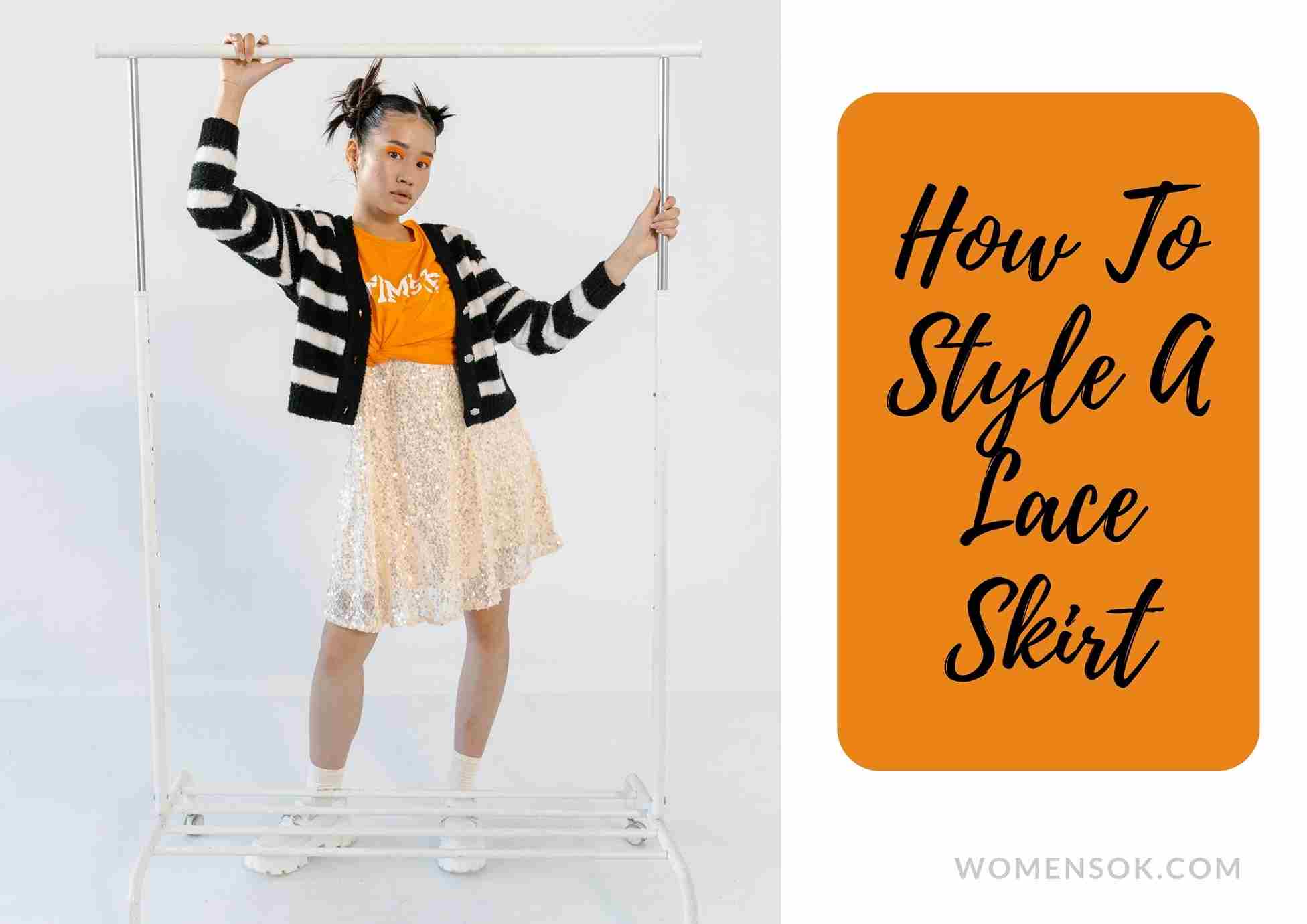 How To Wear A Lace Skirt | 6 Chic And New Outfit Ideas!