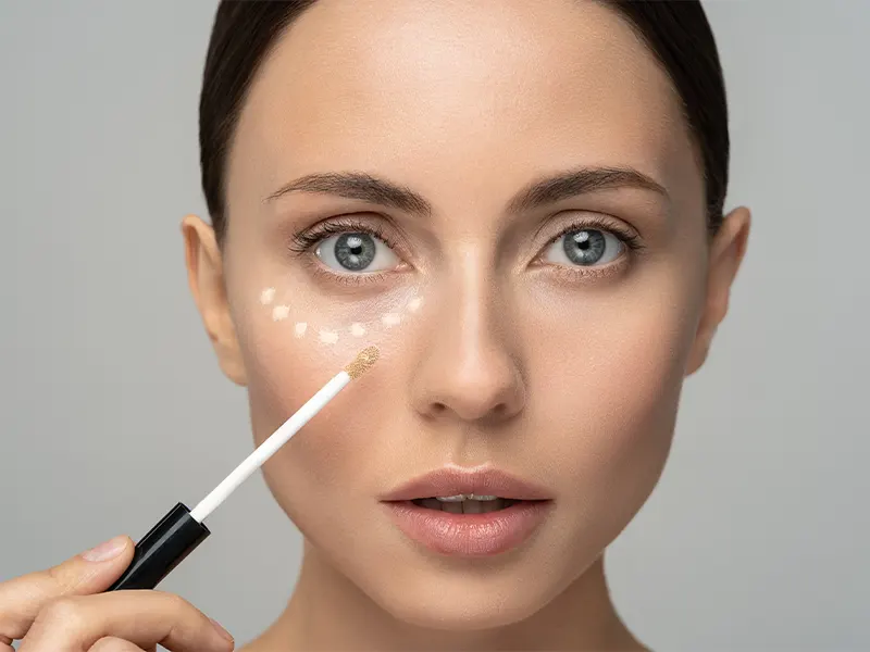 Why does my concealer look ashy