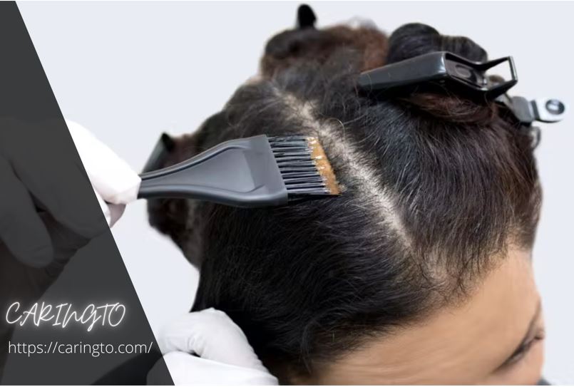 how to fix hot roots on brown hair