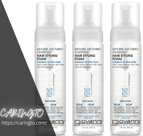 men mousse for long hair