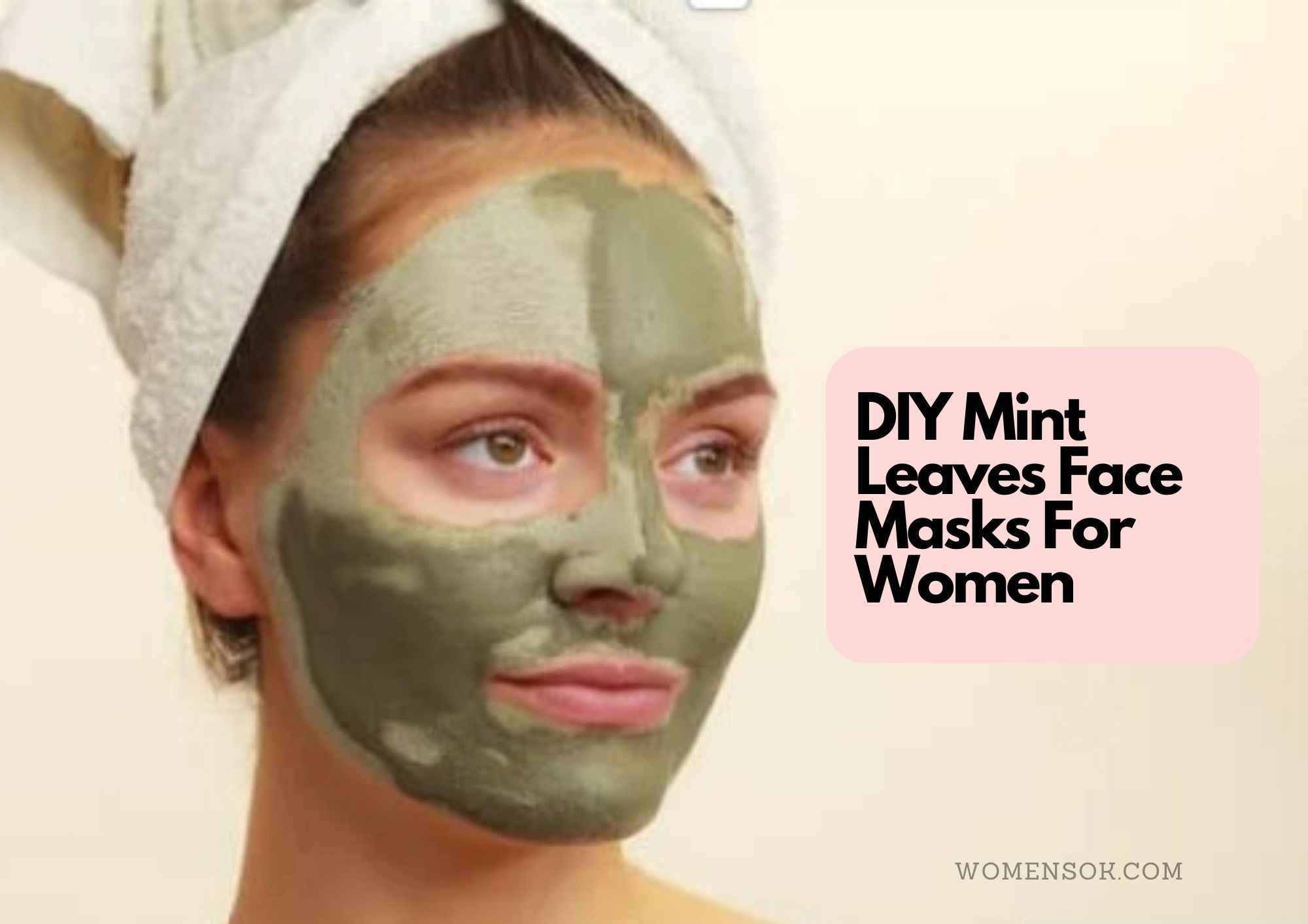 DIY Mint Leaves Face Mask