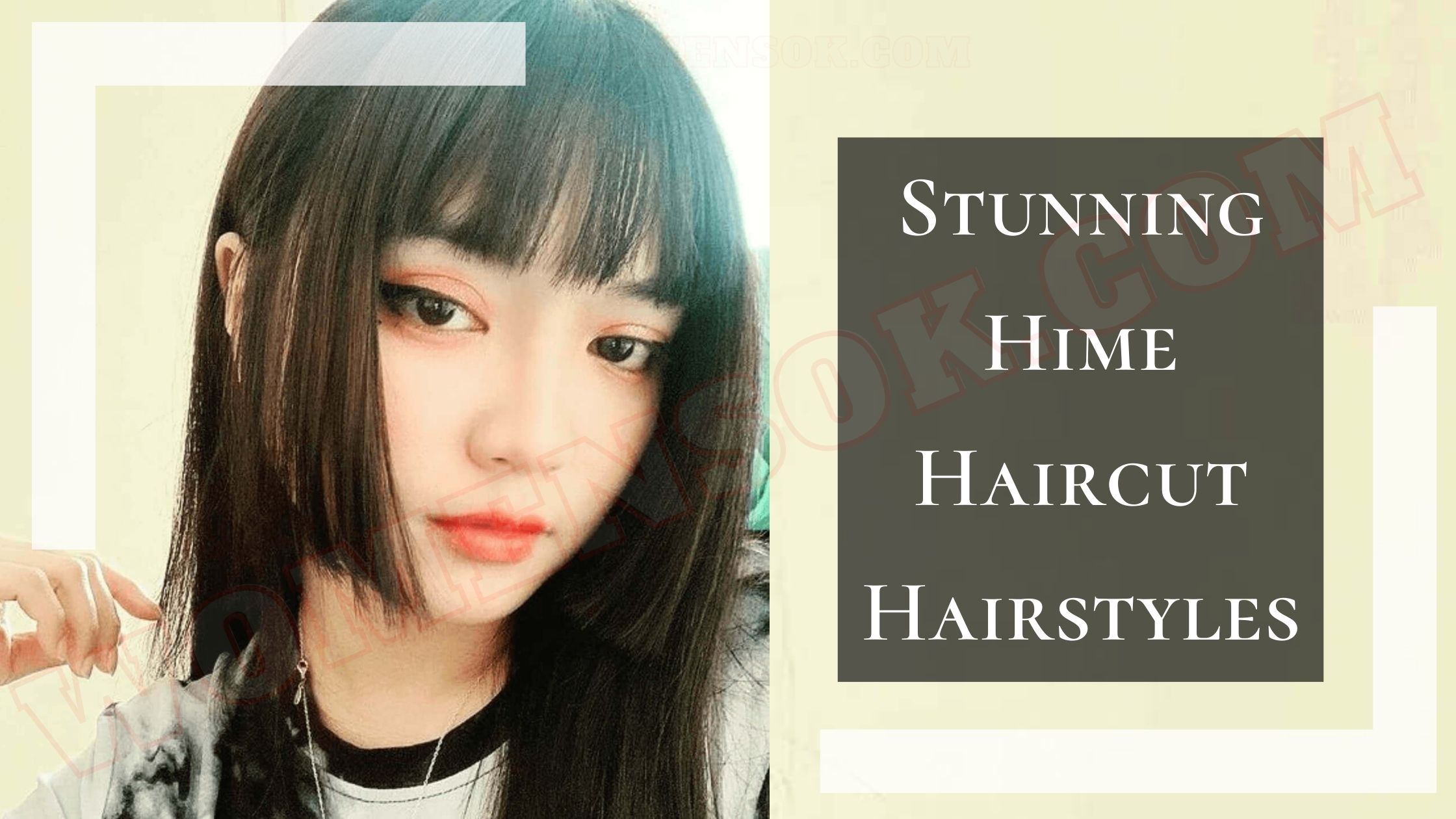 10 Stunning Hime Cut Hairstyle For Women