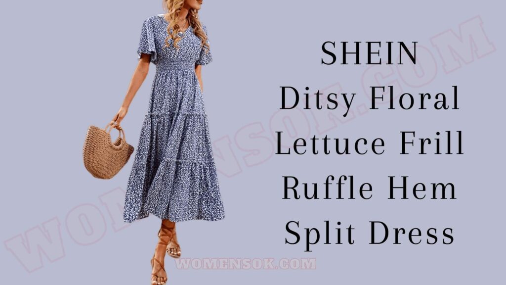 shein ruffled dress