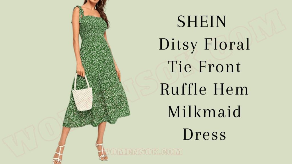 shein pretty floral dress for summer