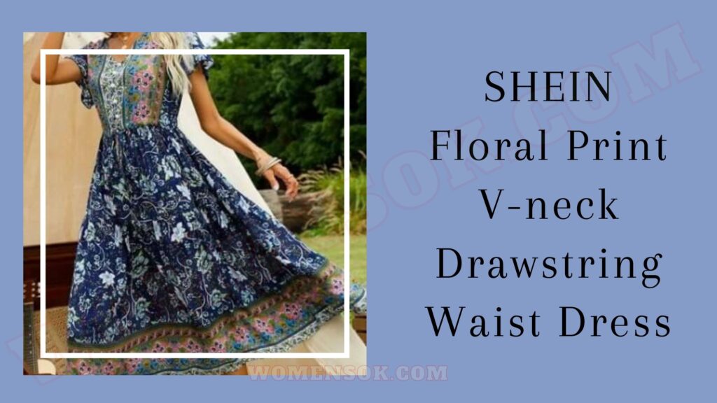 floral shein dress