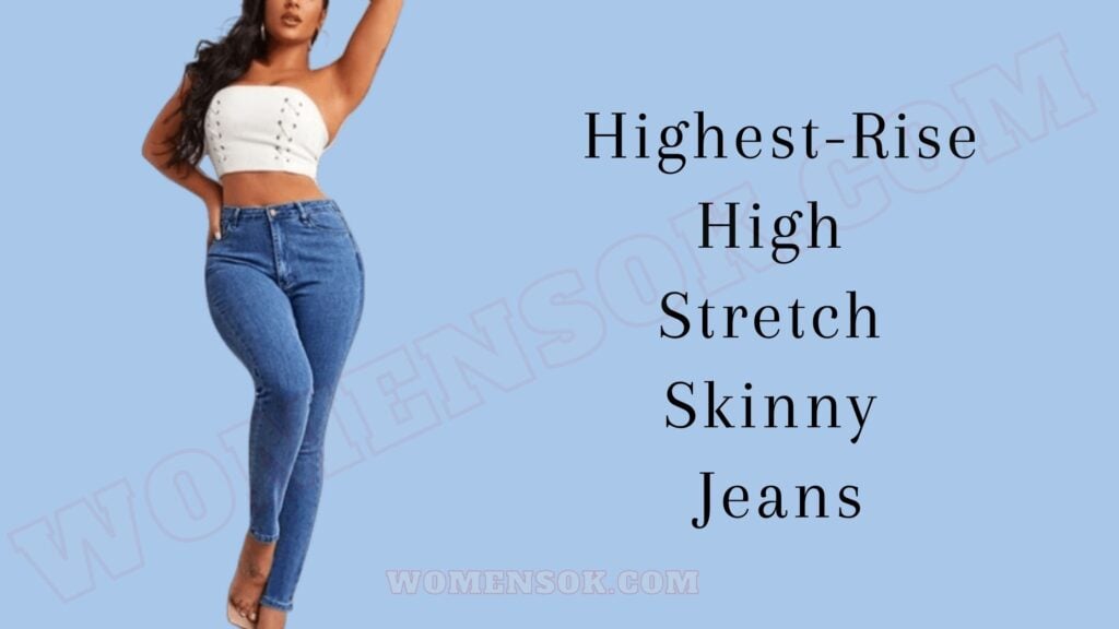 high waist shein jeans