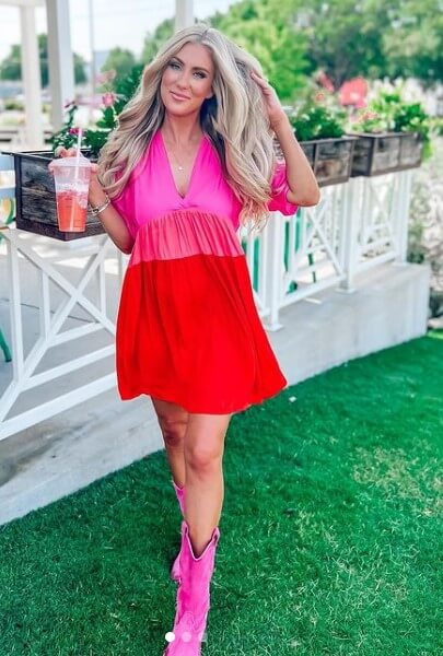 color block outfit idea for summer