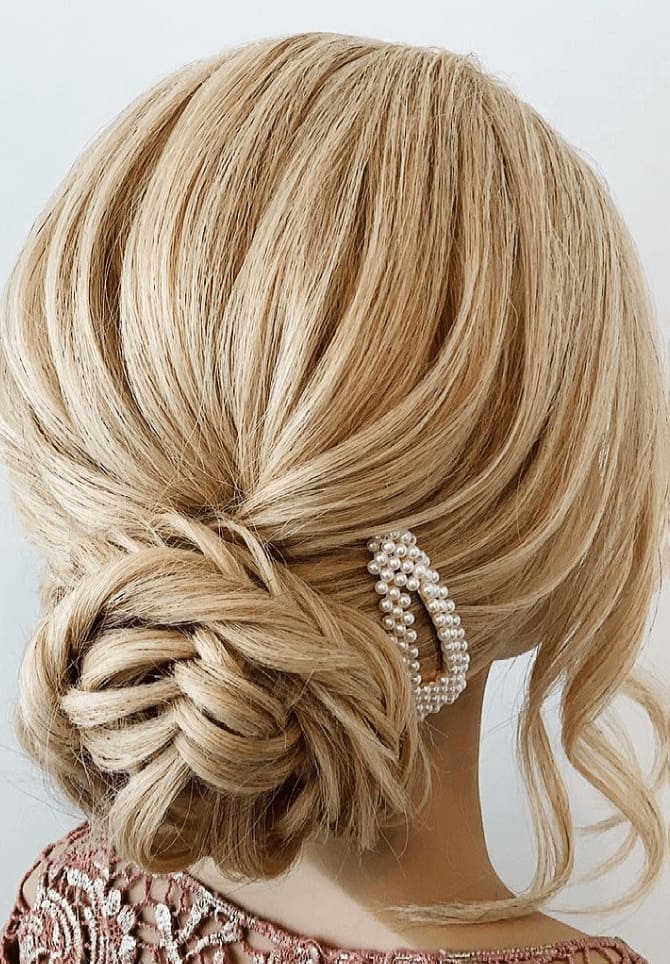 Fishtail Bun for office