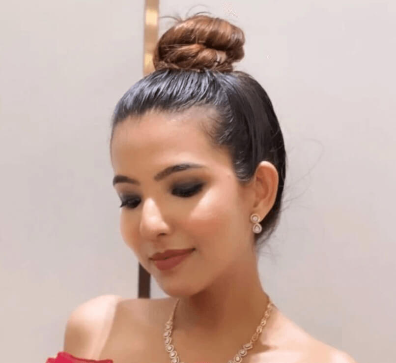 formal high bun