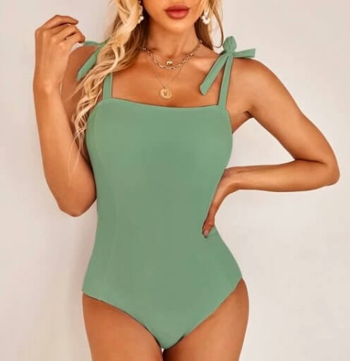 Shein Dupe of H&M High Leg Swimsuit