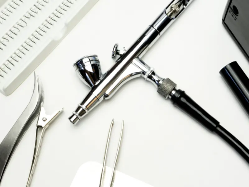 How do you thin out airbrush makeup?