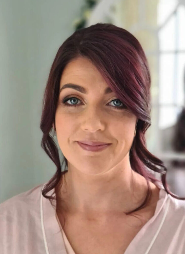 Half Up Hair Do With Side Bangs