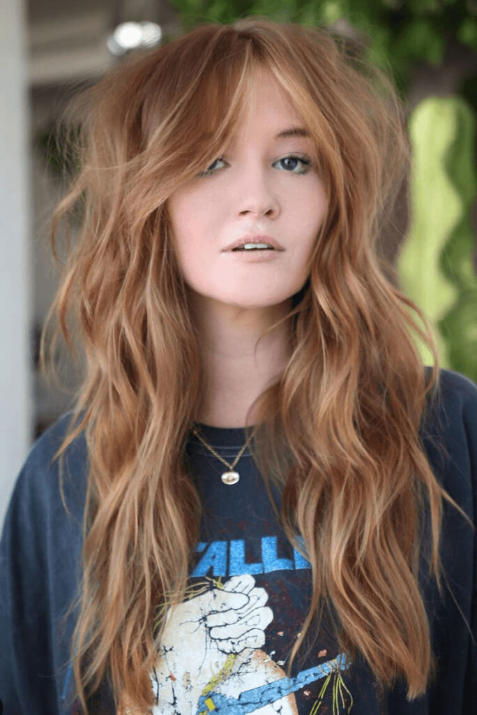 Long Shag Hairstyle Idea