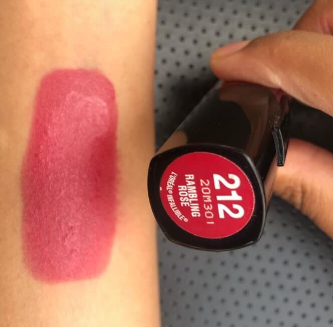 L’Oreal Lipsticks And Swatches For Different Complexions