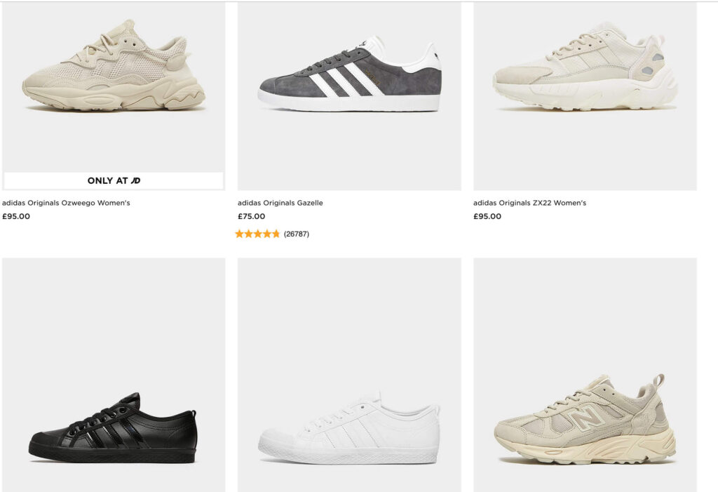 JD Streetwear Websites UK for women