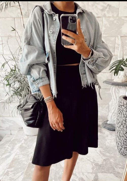 sleeveless denim jacket outfit ideas