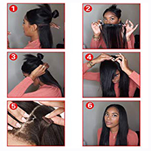 how to wear clip in hair extensions