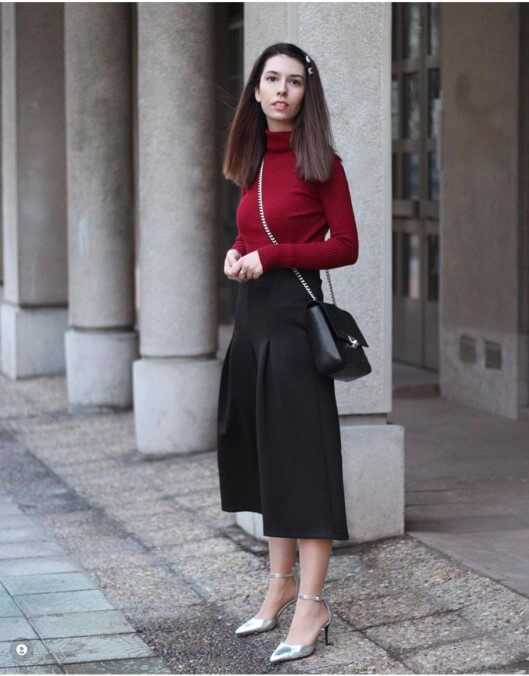 how to style culottes for work