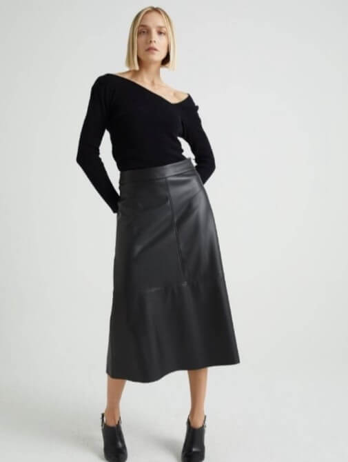 What To Wear With Midi Skirt