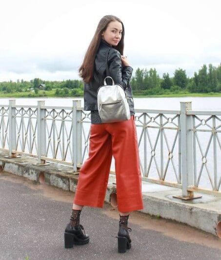 what to wear with culottes jacket