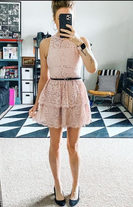 
how to style high neck dress