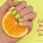 neon bright summer nails