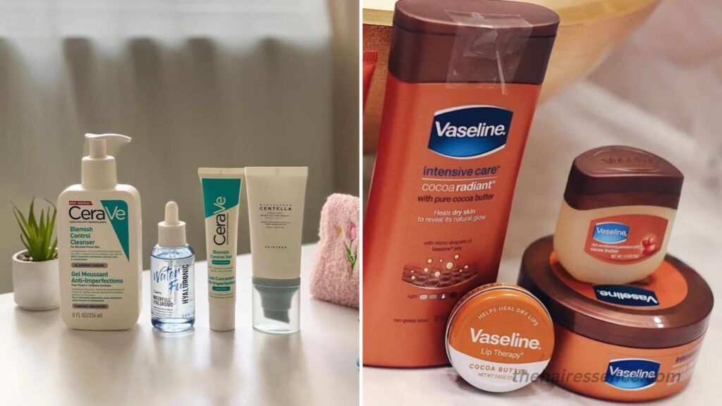 CeraVe vs Vaseline products