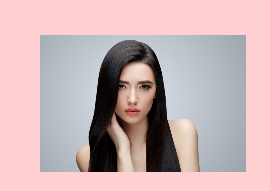 How to apply hair serum after straightening