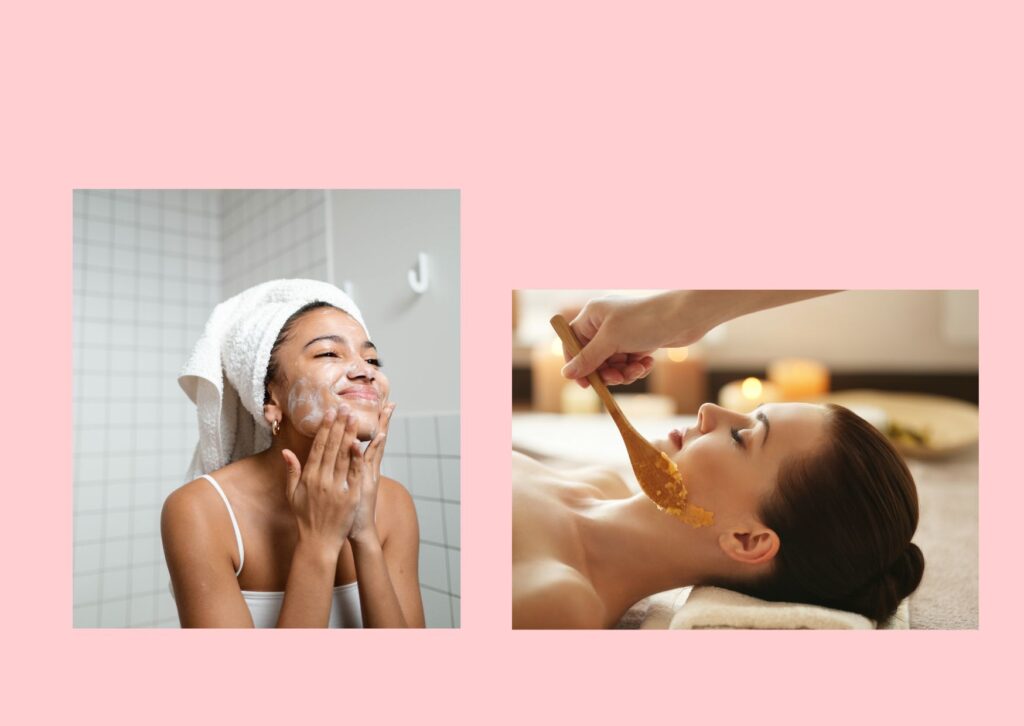 Can I use face scrub before or after soap