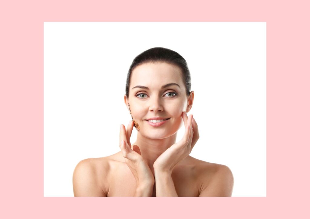 Be careful with harsh scrubs