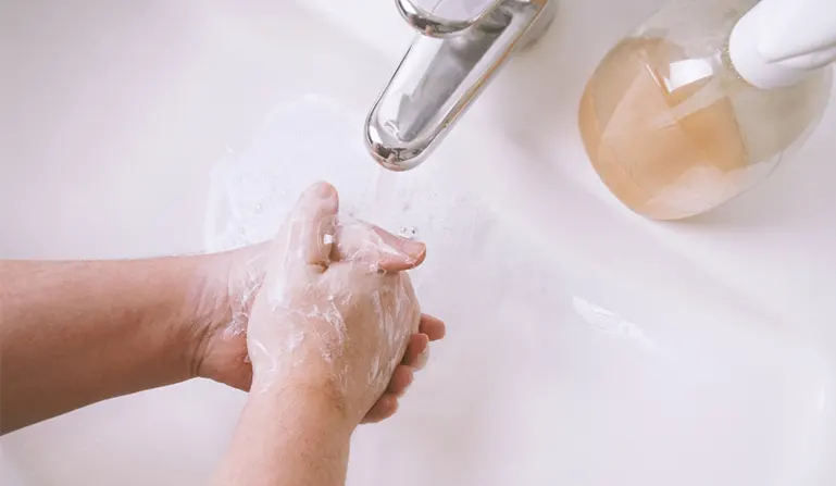 Wash with soap and water before having henna tattoo