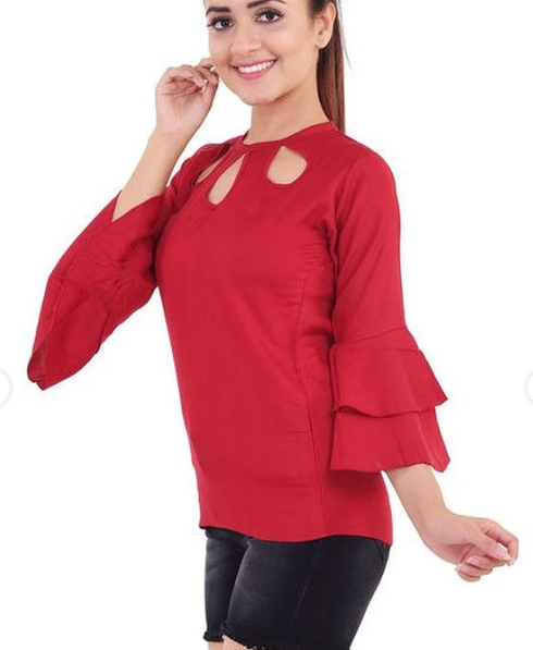 bell sleeve tops for women