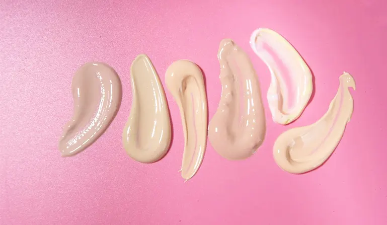 Select concealer shades for oily skin