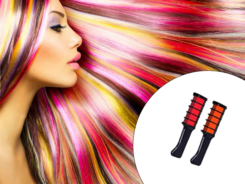 How to use hair chalk? Let’s try this!
