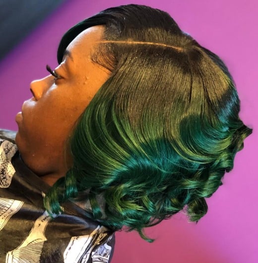 Modern Bob with Curls or Side Partition