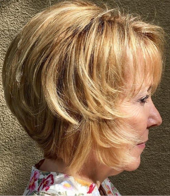 medium length hairstyles for fine hair over 60