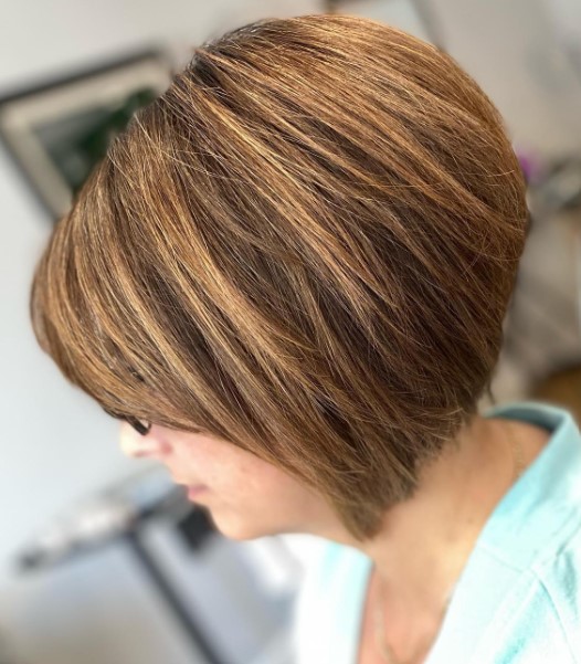 Angled Pixie Bob Hairstyle