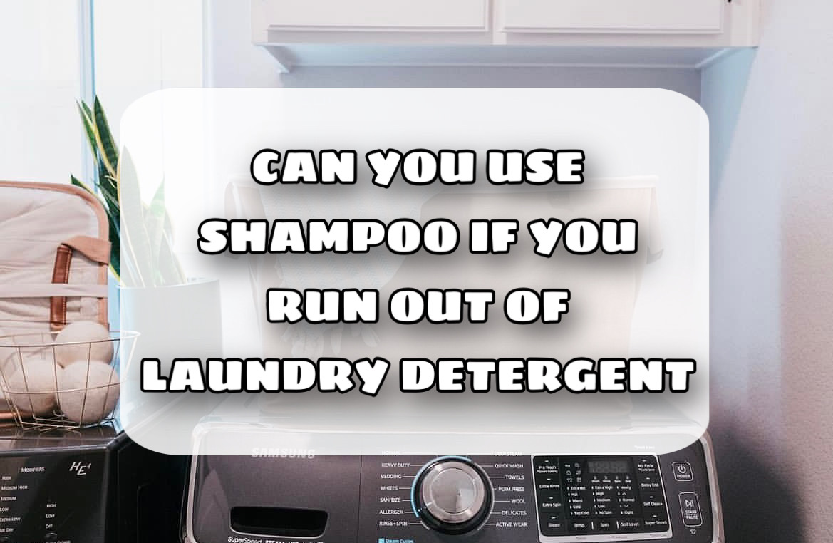 Can You Use Shampoo If You Run Out Of Laundry Detergent