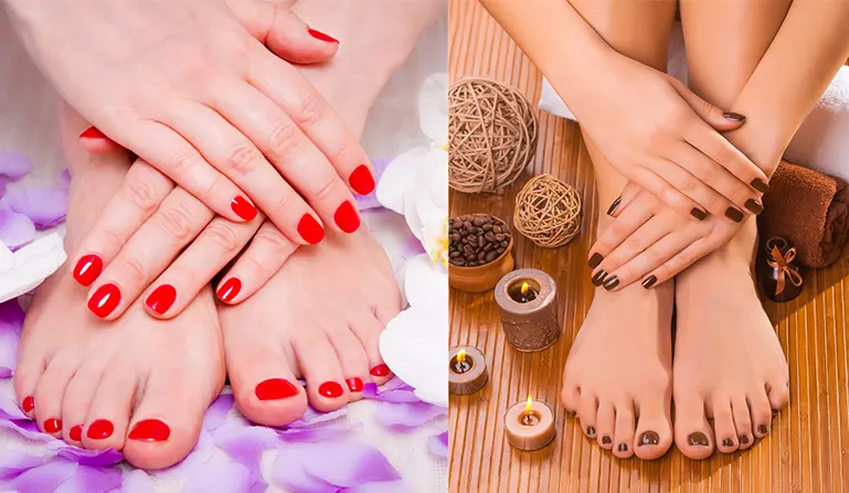 Matching Manicure and Pedicure Arts