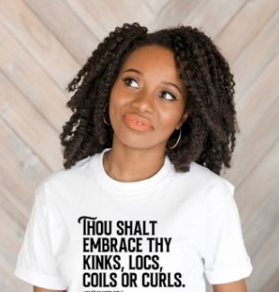 rough coil hair style for ladies