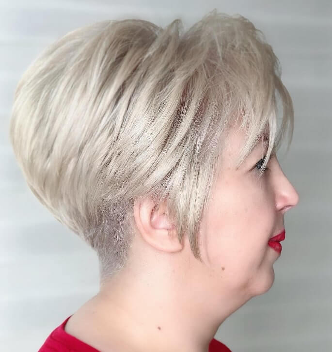 Pixie Hairstyle for Overweight Women