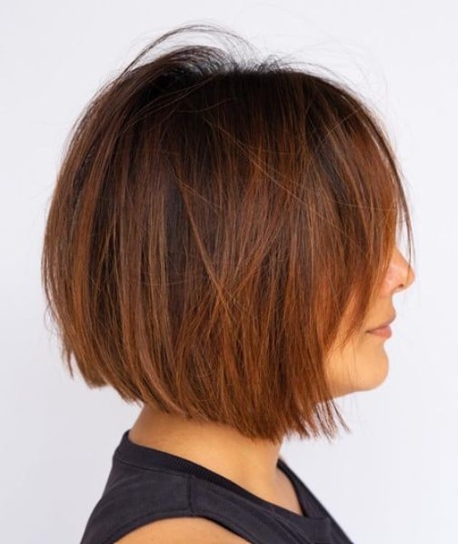 Softly Layered Bob Hairstyle
